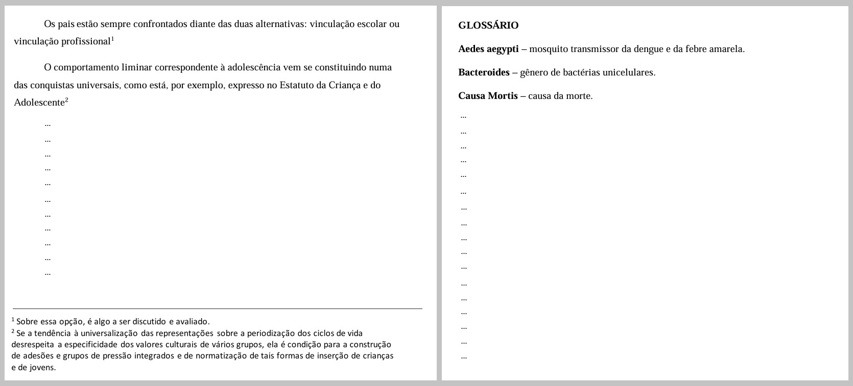 Exemplo Notas Explicativas ABNT